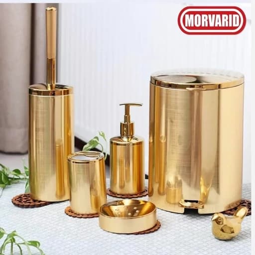سرویس بهداشتی 5 پارچه مروارید مدل لئو گلد فیلبندشاپ مدل 841200