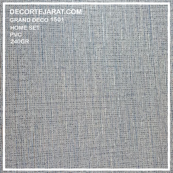 کاغذ دیواری کنفی آبی طلایی HS-1501 — تصویر ۲