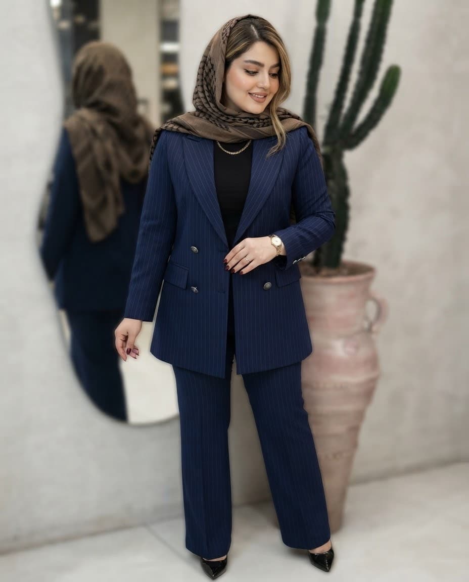ست مانتو شلوار مهرو ✨️ — تصویر ۲