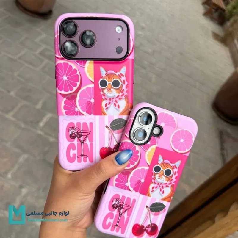 قاب گوشی فانتزی burgundy cat کد C4035 | لوازم جانبی مسلمی