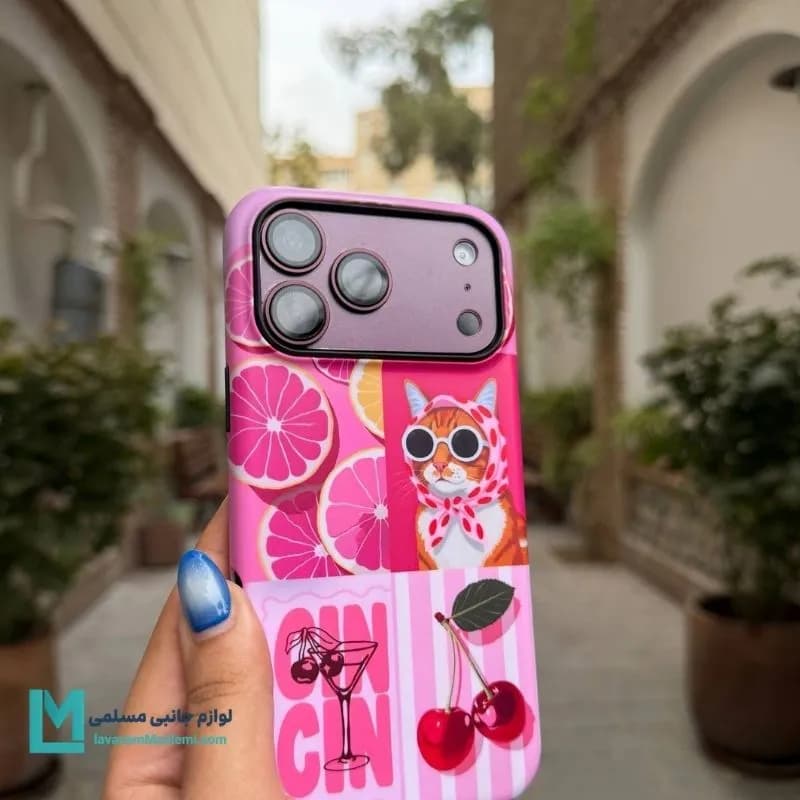 قاب گوشی فانتزی burgundy cat کد C4035 | لوازم جانبی مسلمی — تصویر ۲