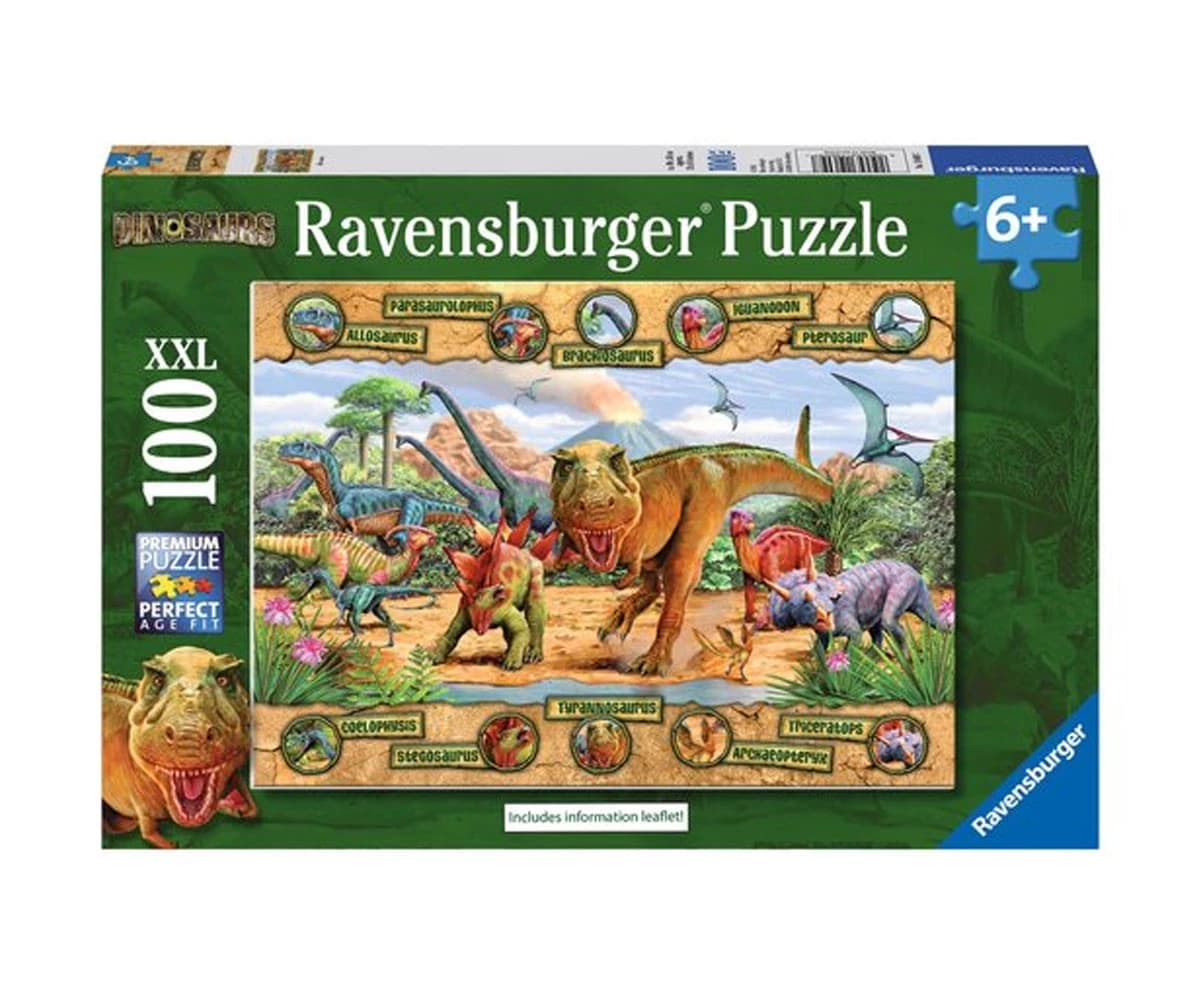پازل 100 تكه رونزبرگر طرح Dinosaurs كد 10609