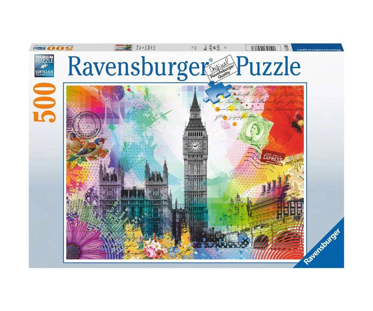 پازل 500 تكه رونزبرگر طرح London Postcard كد 16986