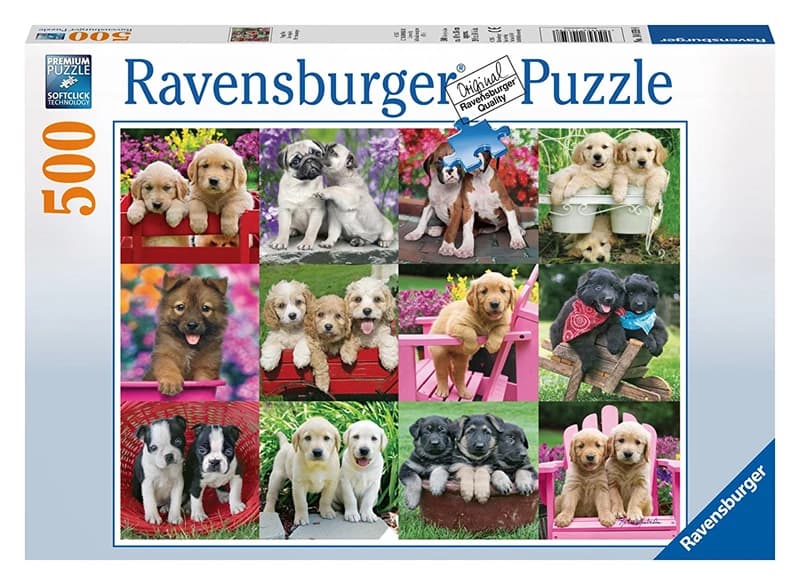 پازل 500 تكه رونزبرگر طرح Puppy Pals كد 14659