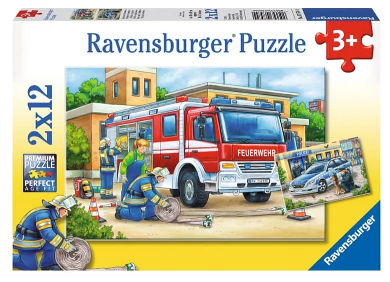 پازل 24 تكه رونزبرگر طرح Police and Firefighters كد 07574