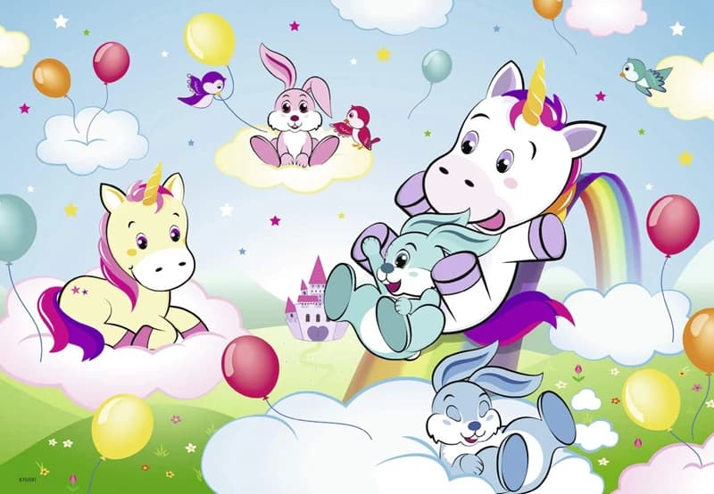 پازل 48 تكه رونزبرگر طرح Fairytale Unicorn كد 07828 — تصویر ۳