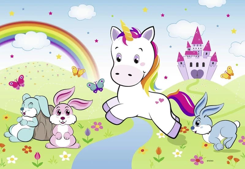 پازل 48 تكه رونزبرگر طرح Fairytale Unicorn كد 07828 — تصویر ۲