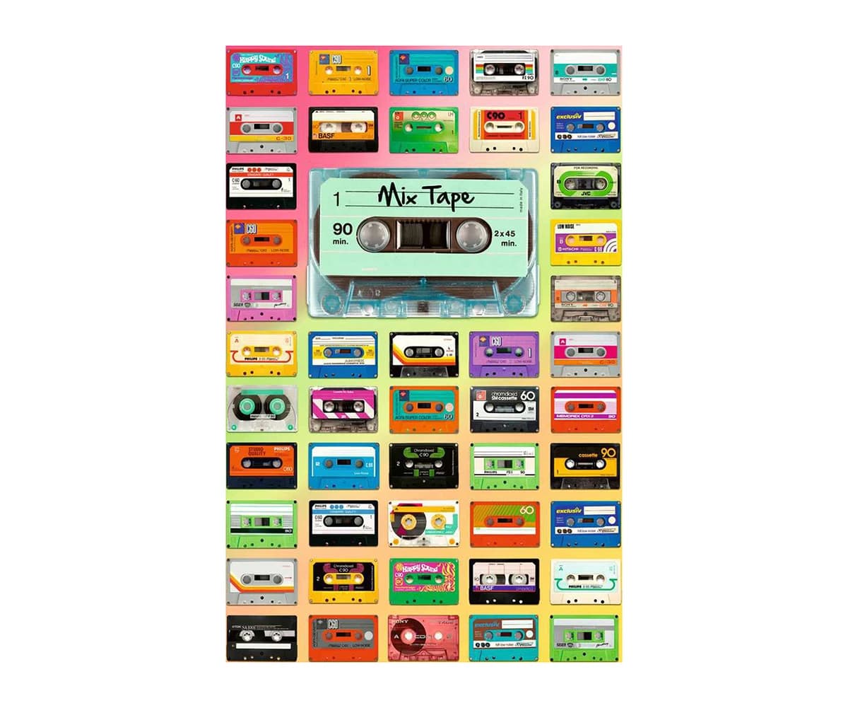 پازل 200 تكه رونزبرگر طرح Mix Tape كد 12962 — تصویر ۳