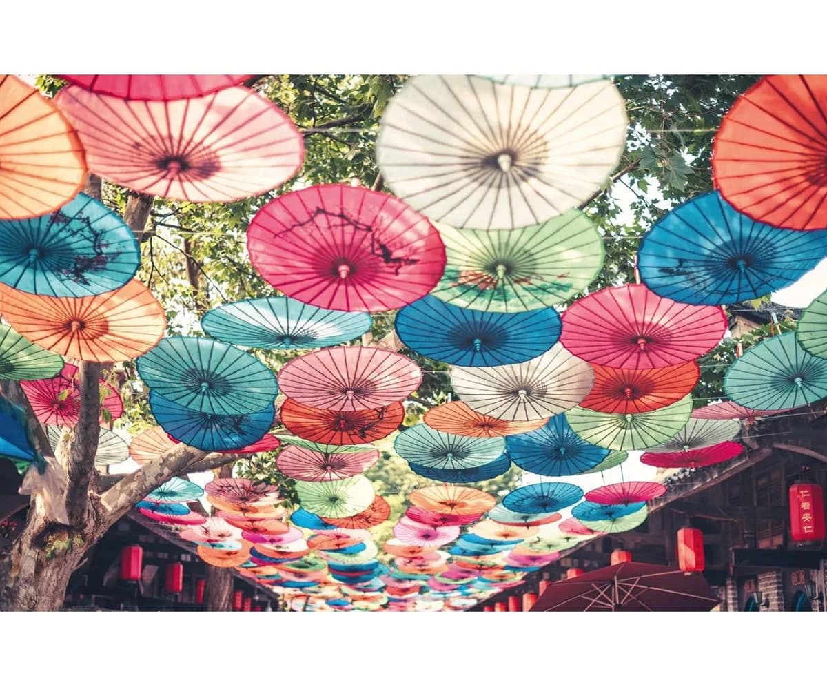پازل 200 تكه رونزبرگر طرح Umbrellas كد 13307 — تصویر ۲