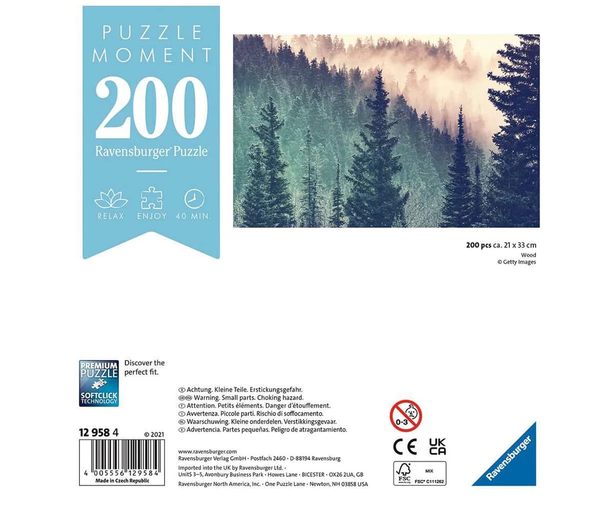 پازل 200 تكه رونزبرگر طرح Wood كد 12958 — تصویر ۲