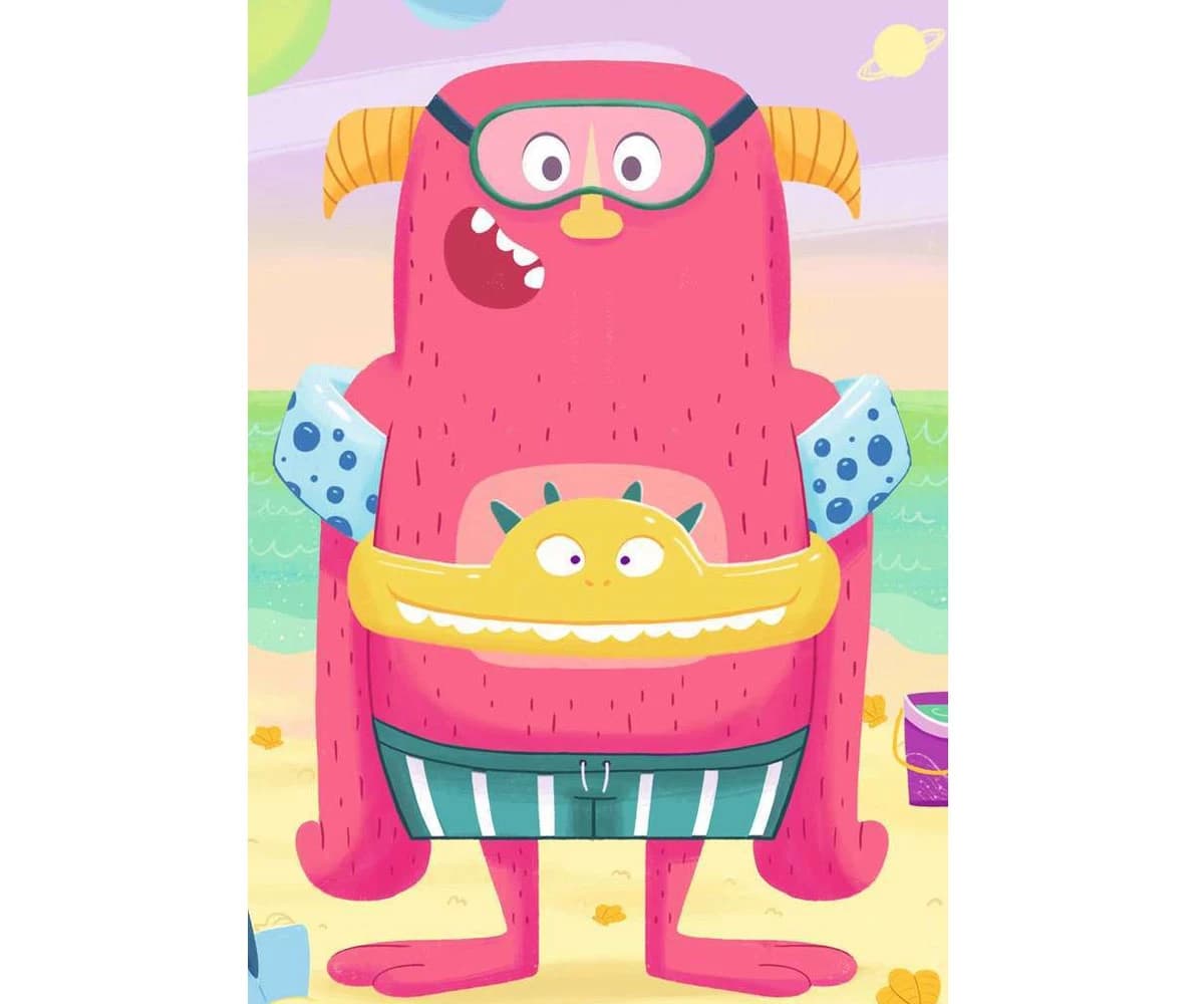 پازل 72 تكه رونزبرگر طرح Monsters Mix & Match كد 05135 — تصویر ۲