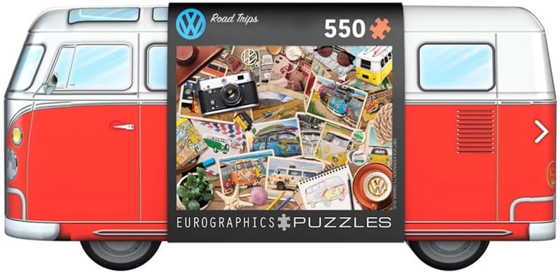 پازل 550 تكه جعبه ای یوروگرافیک طرح VW Road Trips كد 5576-8551