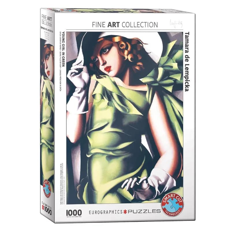 پازل 1000 تكه یوروگرافیک طرح Young Girl in Green كد 1058-6000