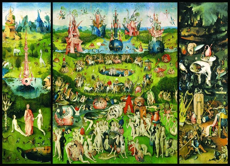 پازل 1000 تكه یوروگرافیک طرح The Garden of Earthly Delights, Triptych كد 0830-6000 — تصویر ۲