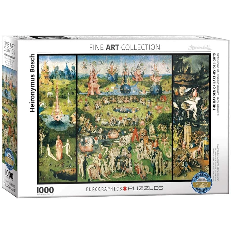 پازل 1000 تكه یوروگرافیک طرح The Garden of Earthly Delights, Triptych كد 0830-6000