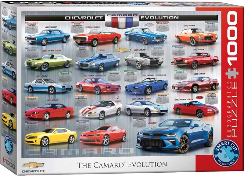 پازل 1000 تكه یوروگرافیک طرح Chevrolet The Camaro Evolution كد 0733-6000