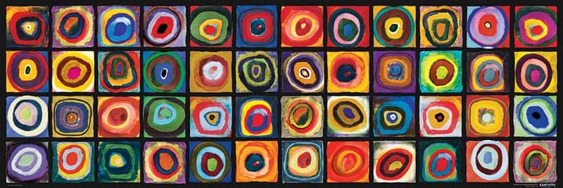 پازل 1000 تكه یوروگرافیک طرح Color Square كد 5443-6010 — تصویر ۲