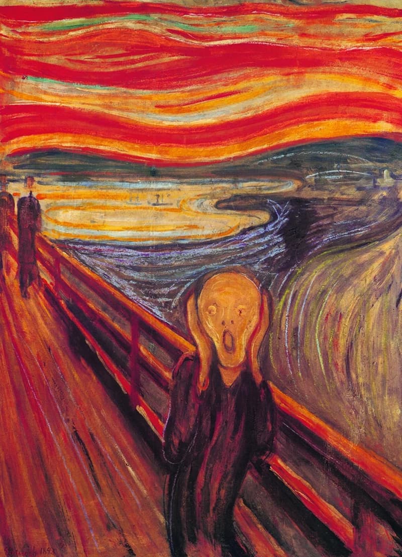 پازل 1000 تكه یوروگرافیک طرح The Scream كد 4489-6000 — تصویر ۲