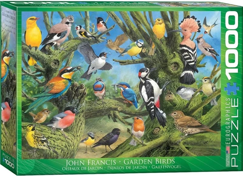پازل 1000 تكه یوروگرافیک طرح Garden Birds كد 0967-6000