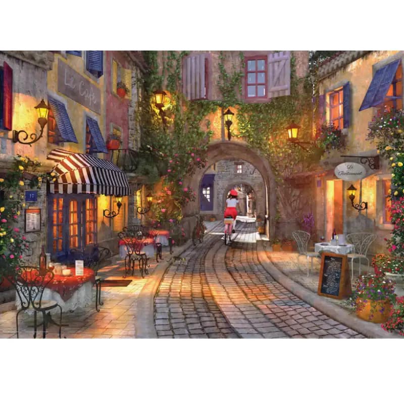 پازل 1000 تكه یوروگرافیک طرح The French Walkway كد 0961-6000 — تصویر ۲