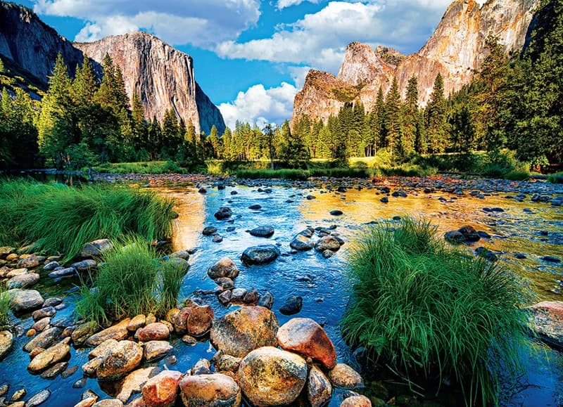 پازل 1000 تكه یوروگرافیک طرح Yosemite National Park كد 0947-6000 — تصویر ۲