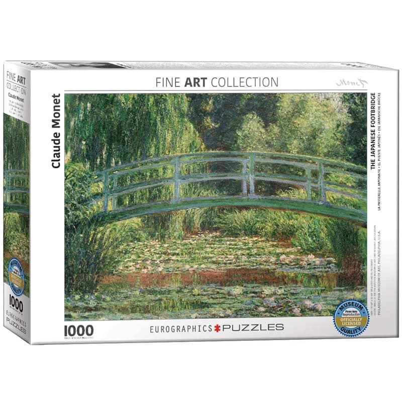 پازل 1000 تكه یوروگرافیک طرح The Japanese Footbridge كد 0827-6000