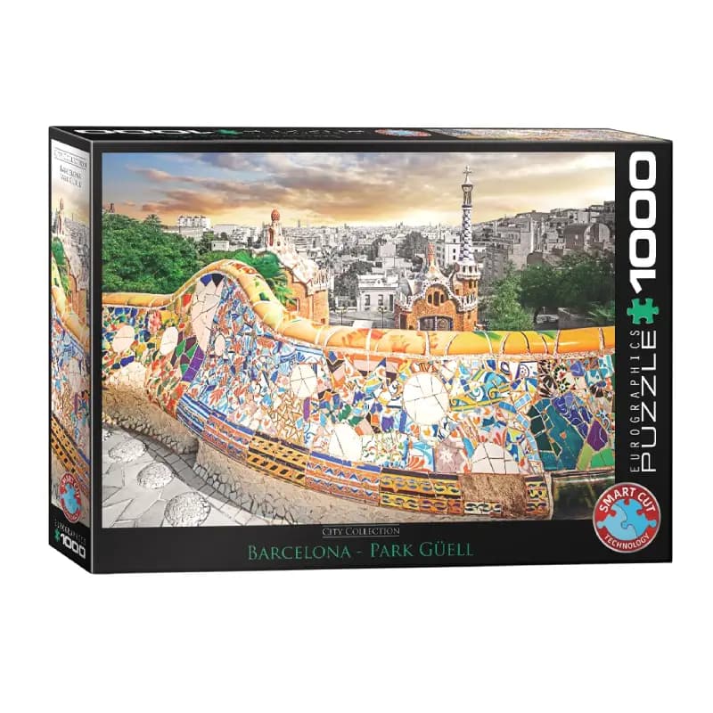 پازل 1000 تكه یوروگرافیک طرح Park Guell, Barcelona كد 0768-6000