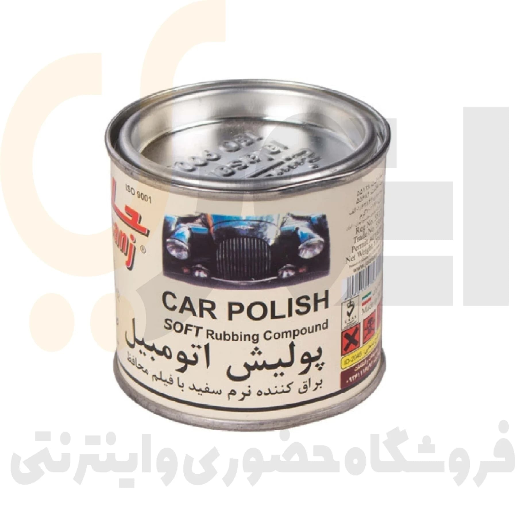 پولیش نرم اتومبیل حجم 170-10 (ربع) گرم جلاسنج | JALASANJ