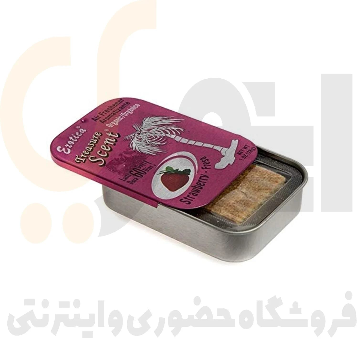 خوشبو کننده کنسروی آمریکایی 28 گرم با رایحه STRAWBERRY