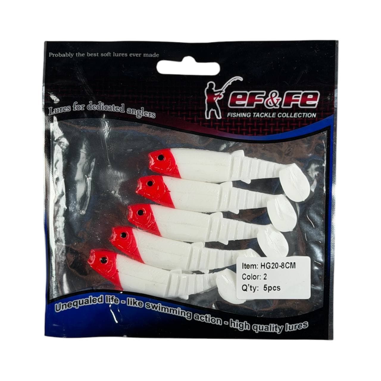 طعمه ژلهای ماهیگیری افه مدل EF&FE HG20 طول 8 سانتیمتر — تصویر ۶