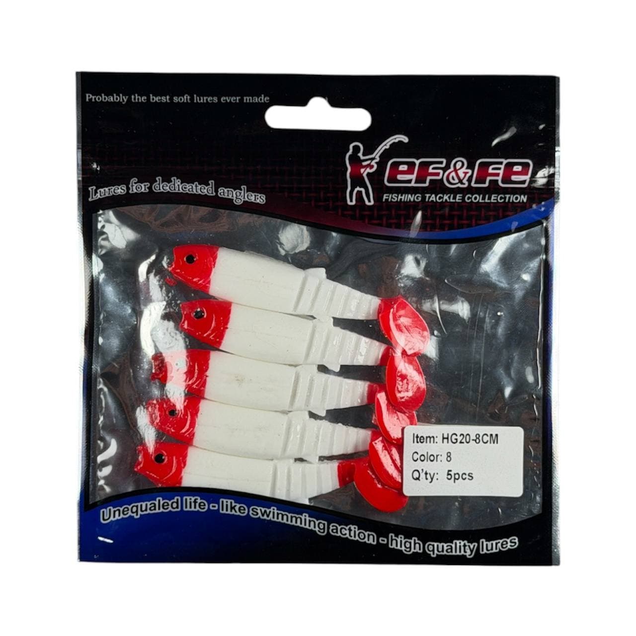 طعمه ژلهای ماهیگیری افه مدل EF&FE HG20 طول 8 سانتیمتر — تصویر ۸