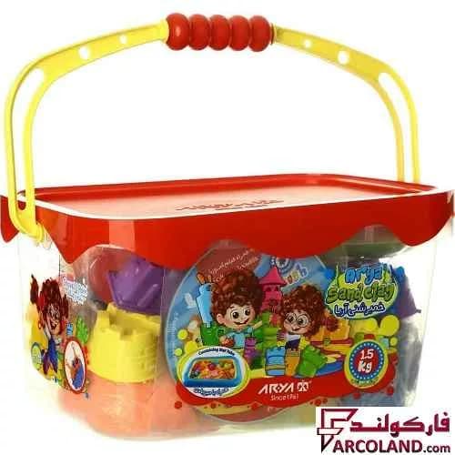 خمیر شنی سطلی 3 رنگ آریا مدل Arya 1085