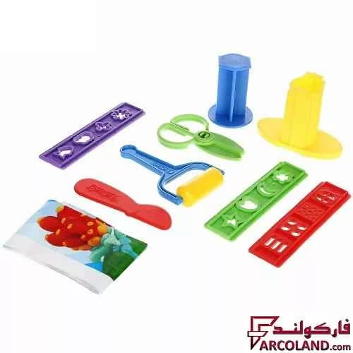 خمیر بازی سطلی 6 رنگ آریا مدل Arya 1059 — تصویر ۳