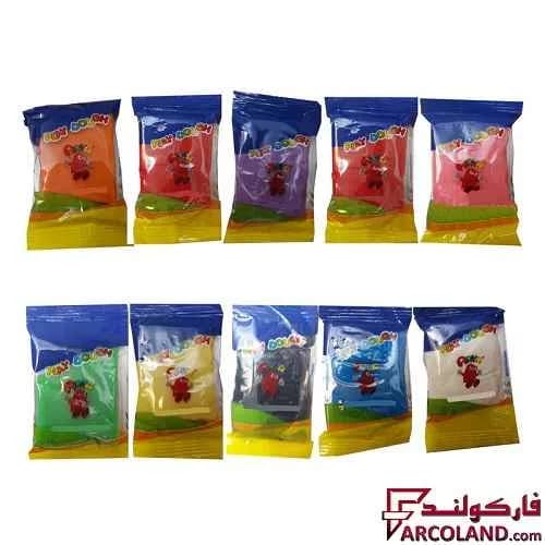 خمیر بازی سطلی 10 رنگ آریا مدل Arya 1065 — تصویر ۳