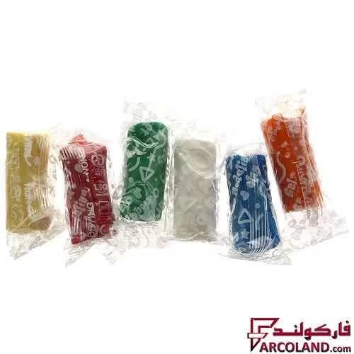 خمیر بازی سطلی 6 رنگ آریا مدل Arya 1001 — تصویر ۳