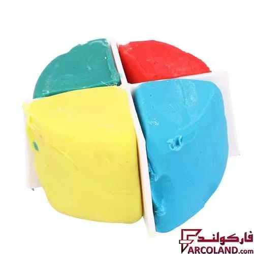 خمیر بازی سطلی 4 رنگ آریا مدل Arya 1030 — تصویر ۲