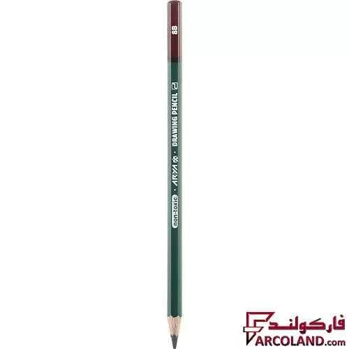 مداد طراحی 8B آریا طرح آرتیست Artist 3507 بسته 12 عددی — تصویر ۴