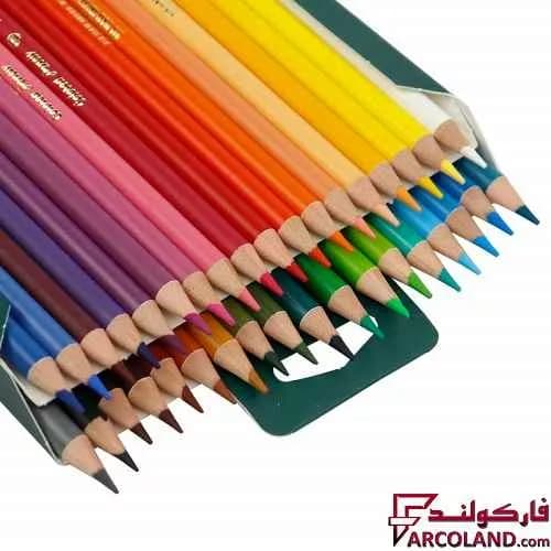 مداد رنگی 36 رنگ آریا جعبه مقوایی مدل آرتیست Artist 3603 — تصویر ۲