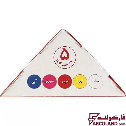 خمیر بازی 5 رنگ کنکو طرح پروانه کد 4886 — تصویر ۳