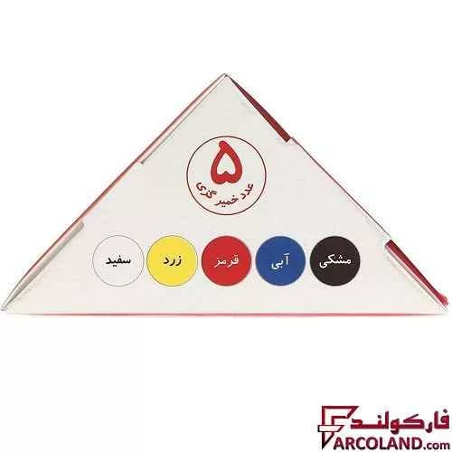 خمیر بازی 5 رنگ کنکو طرح گل کد 4787 — تصویر ۳