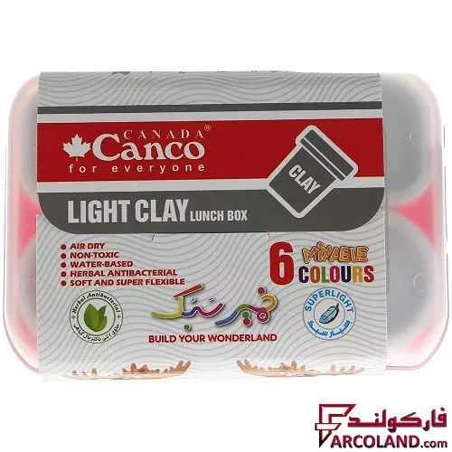 خمیر بازی 6 رنگ کنکو مدل ظرف غذا کد 01-9202 — تصویر ۳