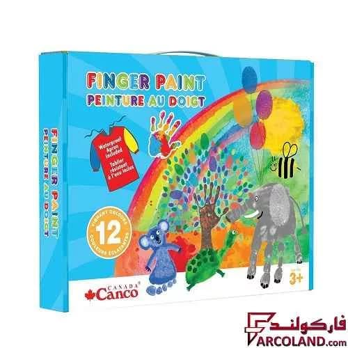 رنگ انگشتی 12 رنگ کنکو