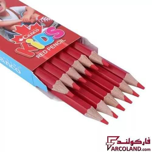 مداد قرمز کنکو کیدز مدل Kids بسته 12 عددی — تصویر ۲