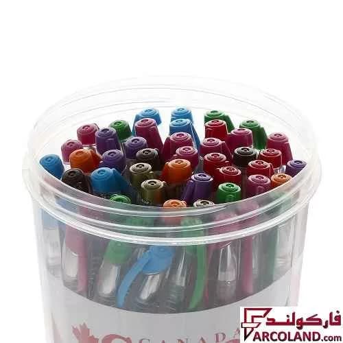 خودکار 8 رنگ 1 میلی متری کنکو مدل Fino Pen بسته 50 عددی — تصویر ۲