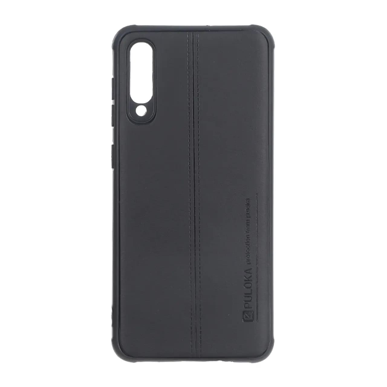 قاب Puloka طرح چرم دوخت دار Samsung Galaxy A50 / A50s / A30s – مشکی