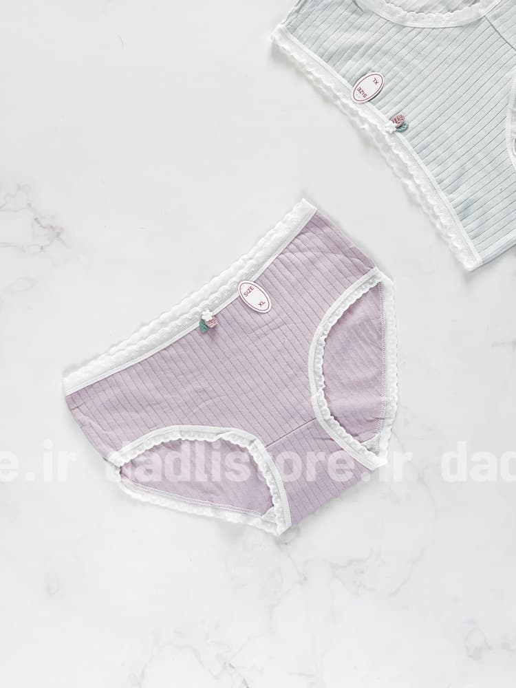 شورت اسلیپ نخ پنبه عروسکی توت فرنگی — تصویر ۷