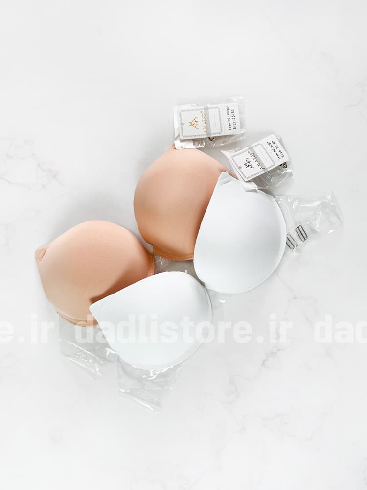 سوتین اسفنجی فنر دار پشت ژله ای بند نامرئی