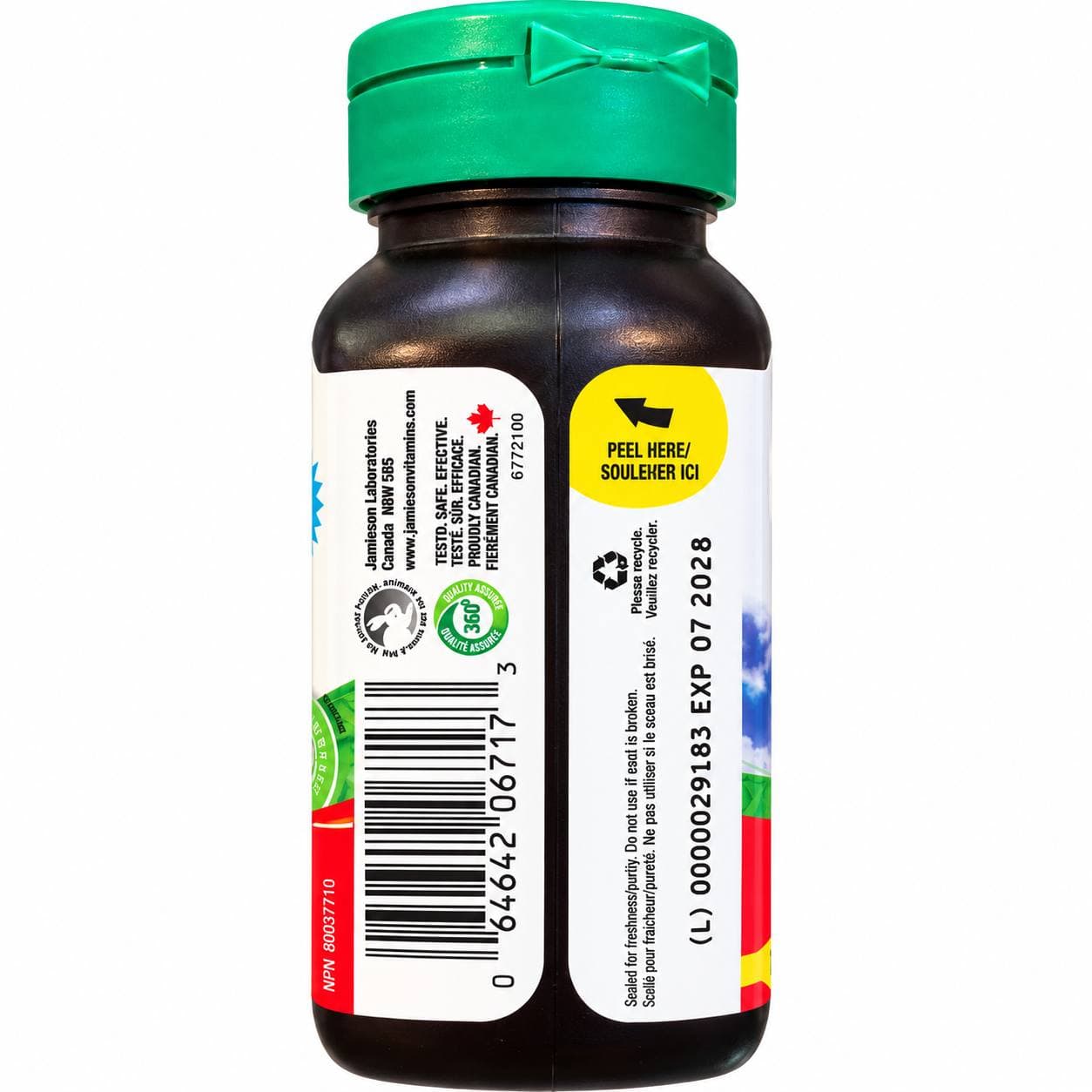 قرص منیزیم شب و ملاتونین جیمیسون 100 عدد، کمک به خواب و آرامش | Jamieson Magnesium Night + Melatonin — تصویر ۲