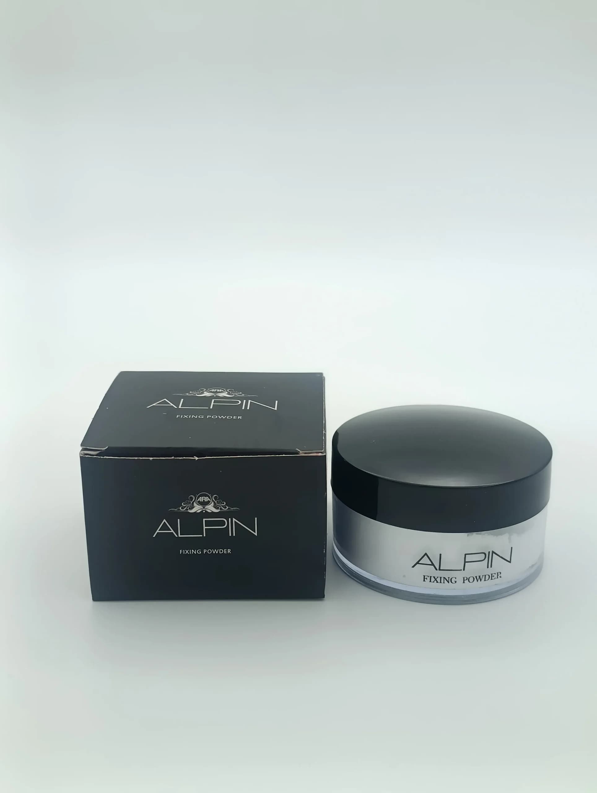پودر فیکس بی رنگ آلپین Alpin مدل ترنسلوسنت | تثبیت کننده آرایش، مات کننده و کنترل چربی