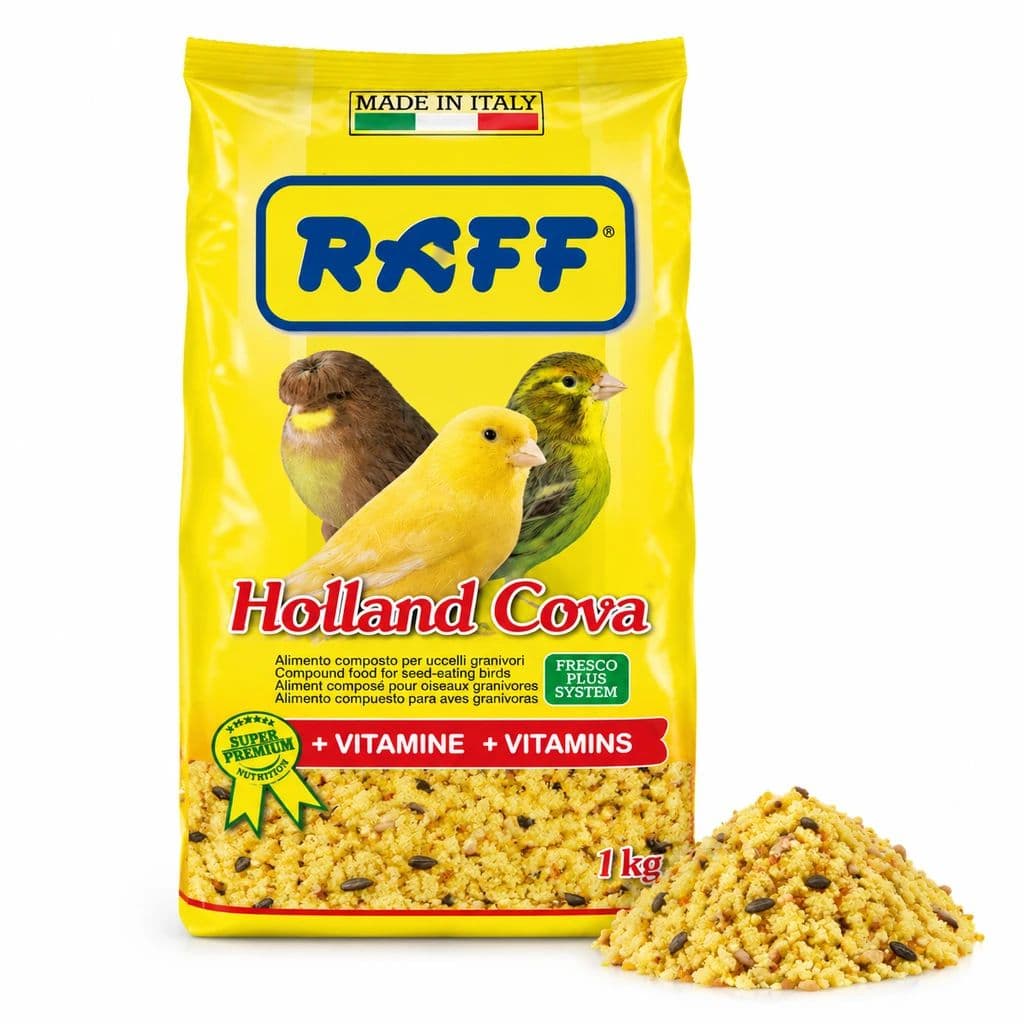 خوراک تخم مرغی عسلی راف هلند کووا RAFF Holland Cova( یک کیلو گرم )